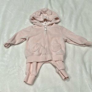 NWOT Terry hooded sweatshirt and pants set